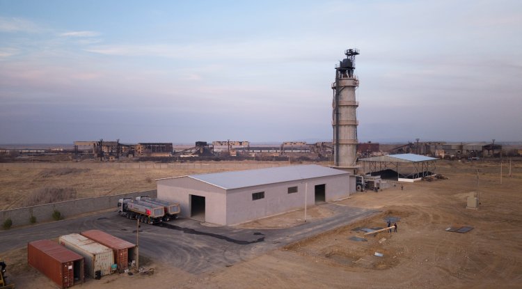 Әулиеатада әк өндіретін жаңа зауыт іске қосылды