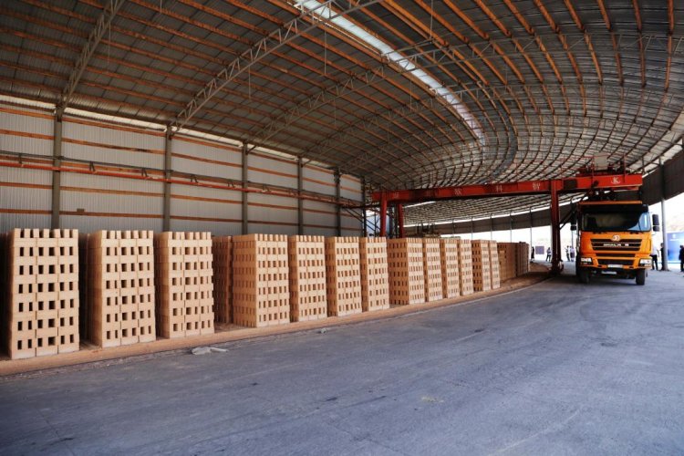 Жылына 36 млн дана күйдірілген кірпіш шығаратын зауыт іске қосылды