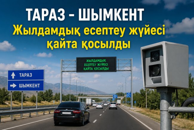 Тараз – Шымкент ақылы жолы: Айыппұл есептейді