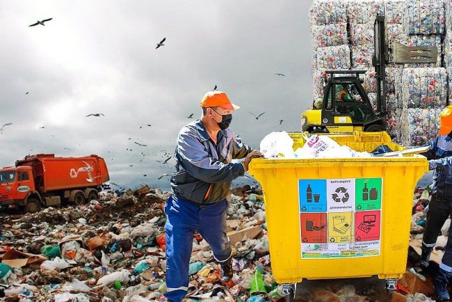 Жамбыл облысында 5 мың тоннадан астам қалдық қайта өңделді
