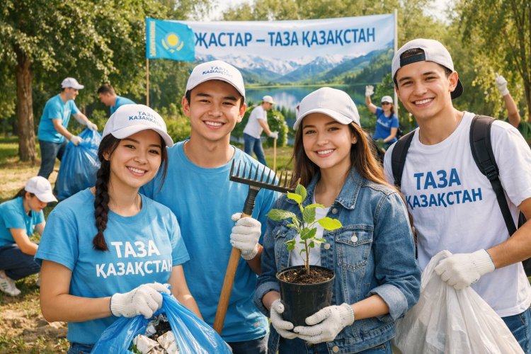 «Таза Қазақстан» табиғатты ғана емес, сананы тазартады