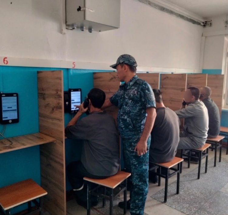 №59 мекемесінде бейнебайланыс орнатуға арналған видеотаксофон іске қосылды